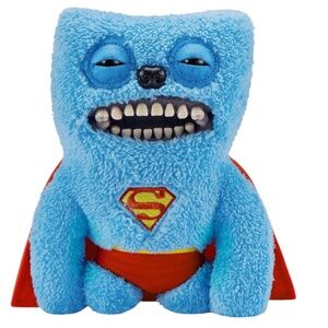 🦸‍♂️ DC x ZURU Superman Fuggler Plush | Blue Funny Ugly Monster NEW IN BOX